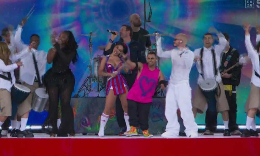 Fans say football’s ‘never been further gone’ as Coldplay shock Club World Cup appearance