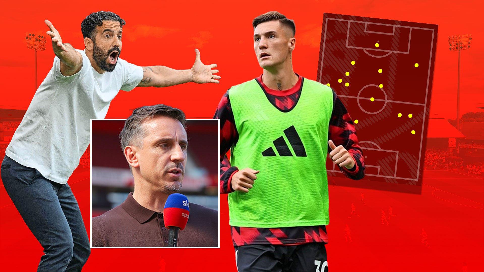 Neville sends Sesko warning and questions 'strange' Man Utd move in Fulham draw
