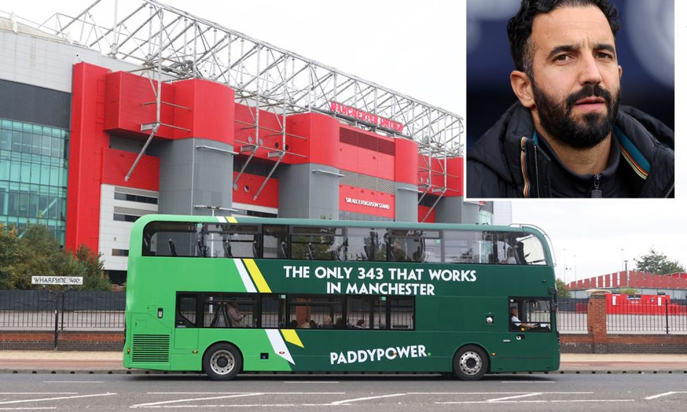 Amorim brutally trolled by Paddy Power bus that's the 'only 343 that works'