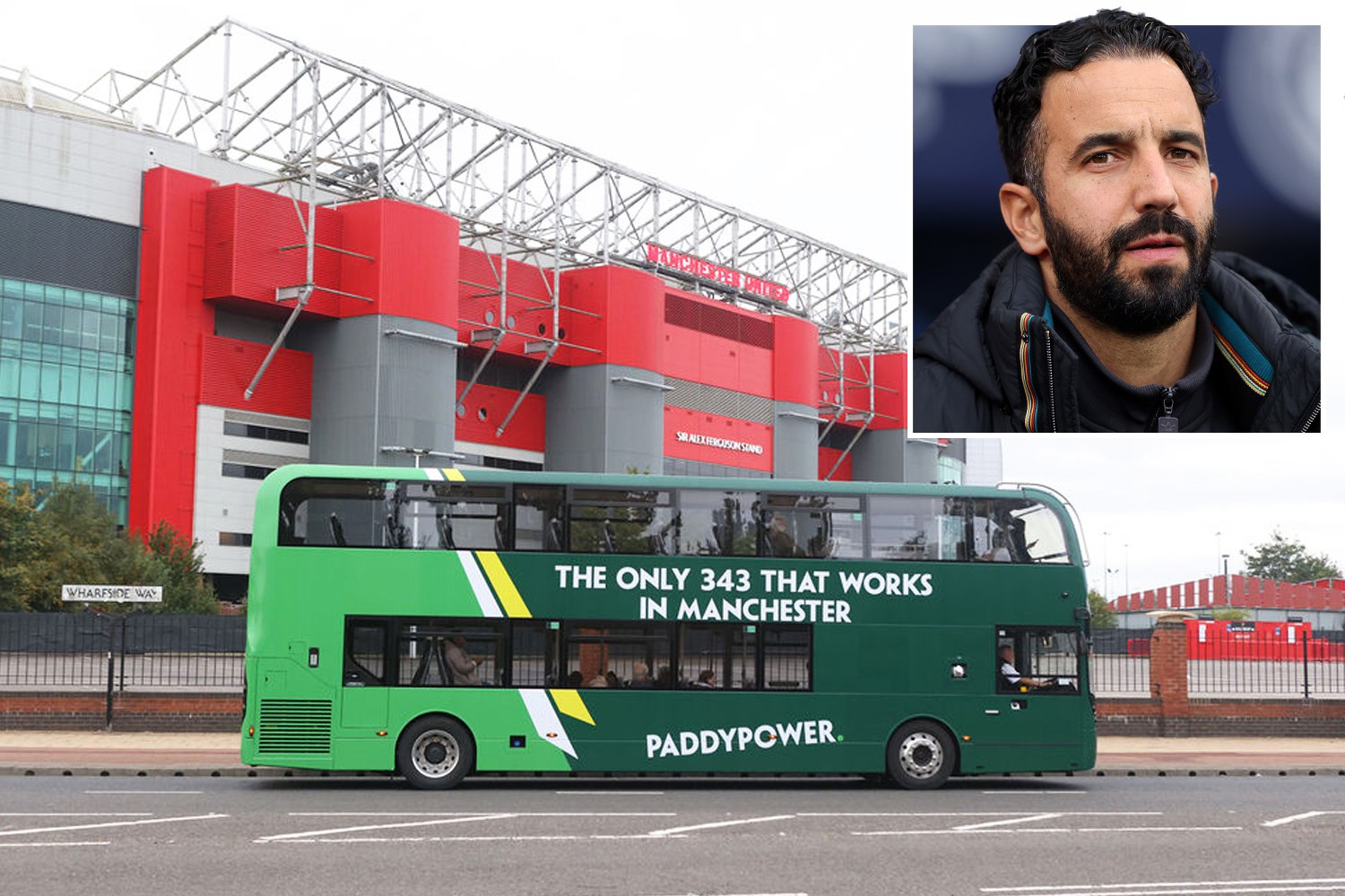 Amorim brutally trolled by Paddy Power bus that's the 'only 343 that works'
