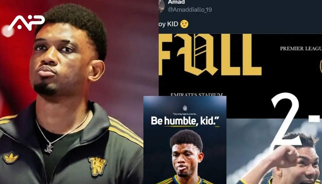 Amad Diallo brutally mocks Arsenal fan after big Premier League clash win