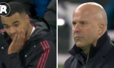 SPOTTED: Gakpo and Slot after Fulham draw as dressing-room atmosphere goes dead