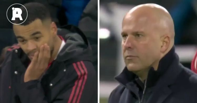 SPOTTED: Gakpo and Slot after Fulham draw as dressing-room atmosphere goes dead