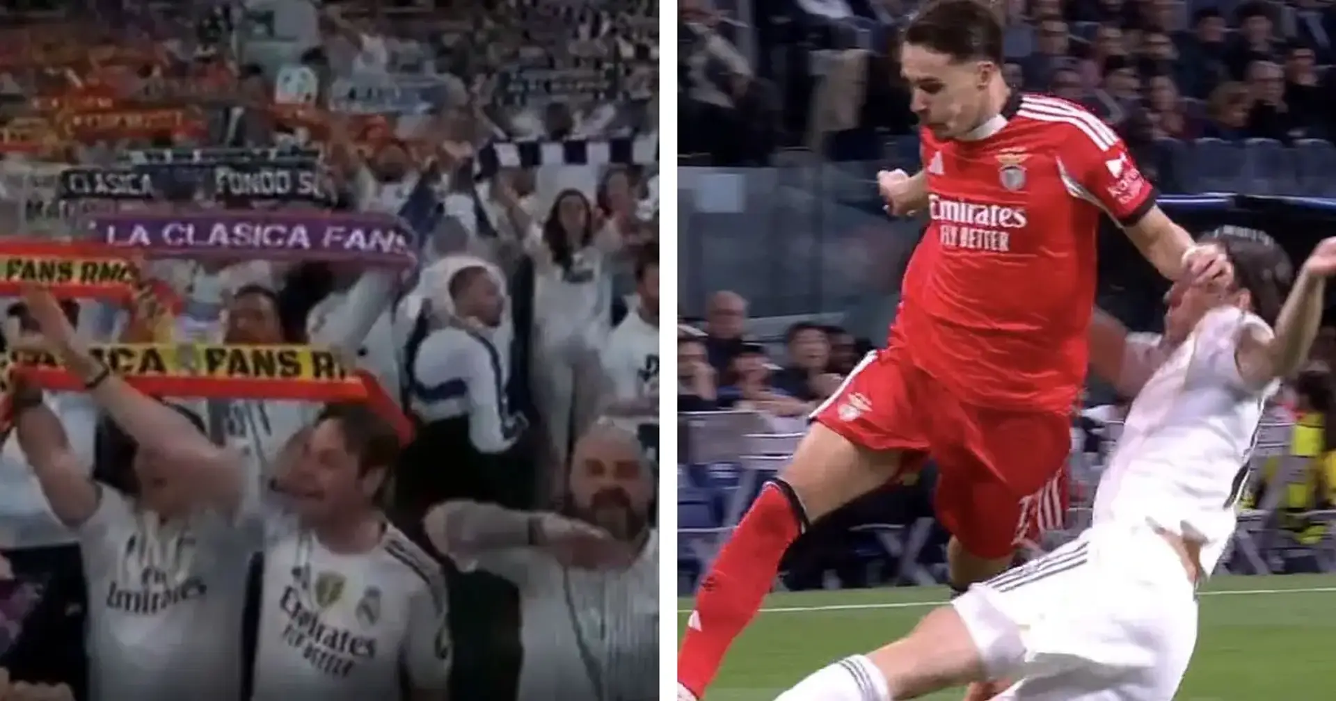 Real Madrid fan caught throwing controversial Nazi Salute before Benfica clash (VIDEO)
