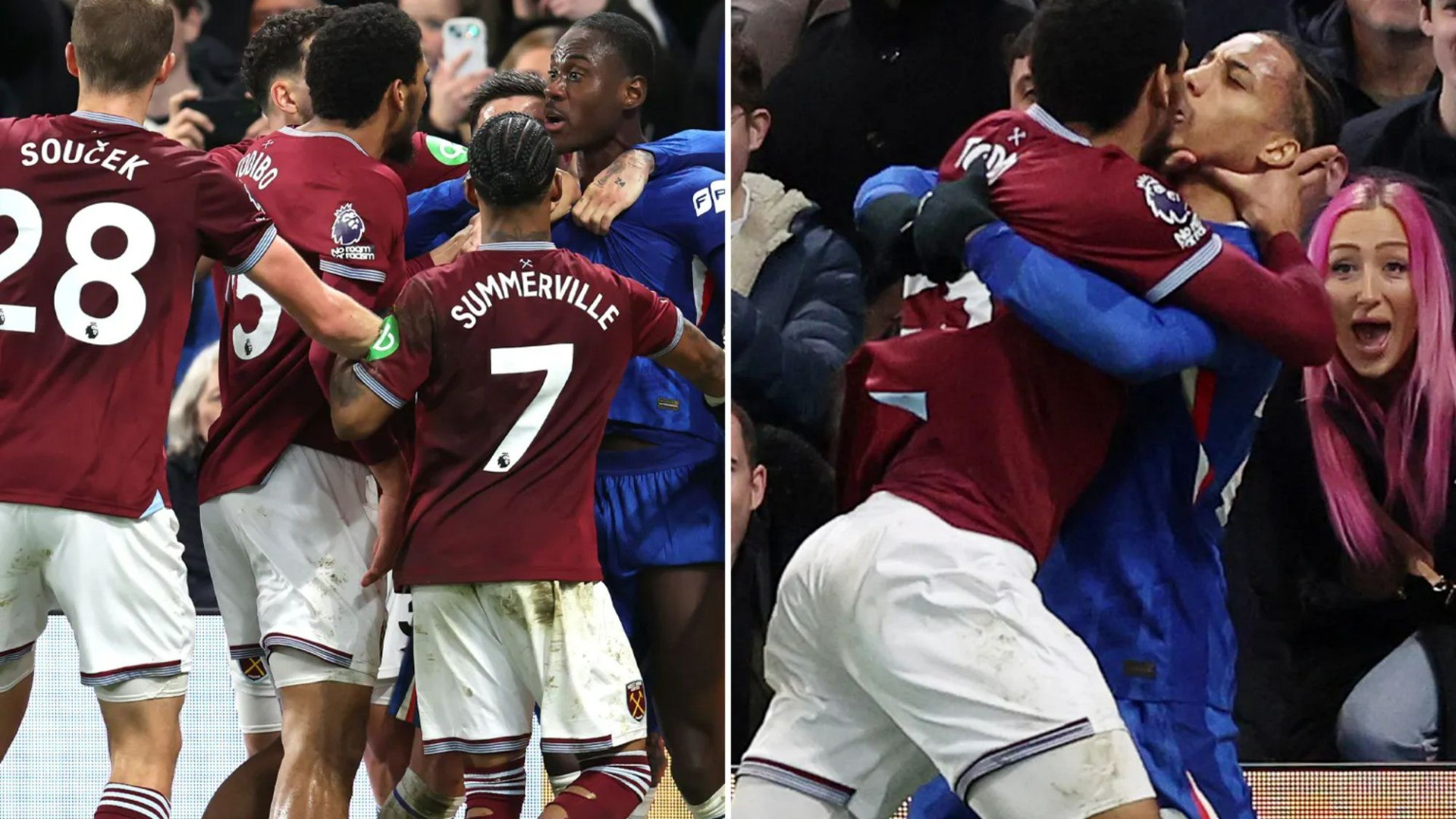 Chelsea & West Ham United fined after fiery clash involving Jean-Clair Todibo and João Pedro
