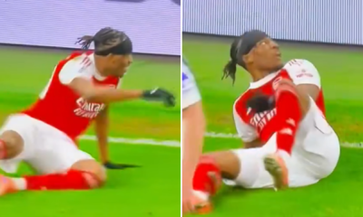 Arsenal star Noni Madueke tells Tottenham star he’s ‘s***’ during derby victory