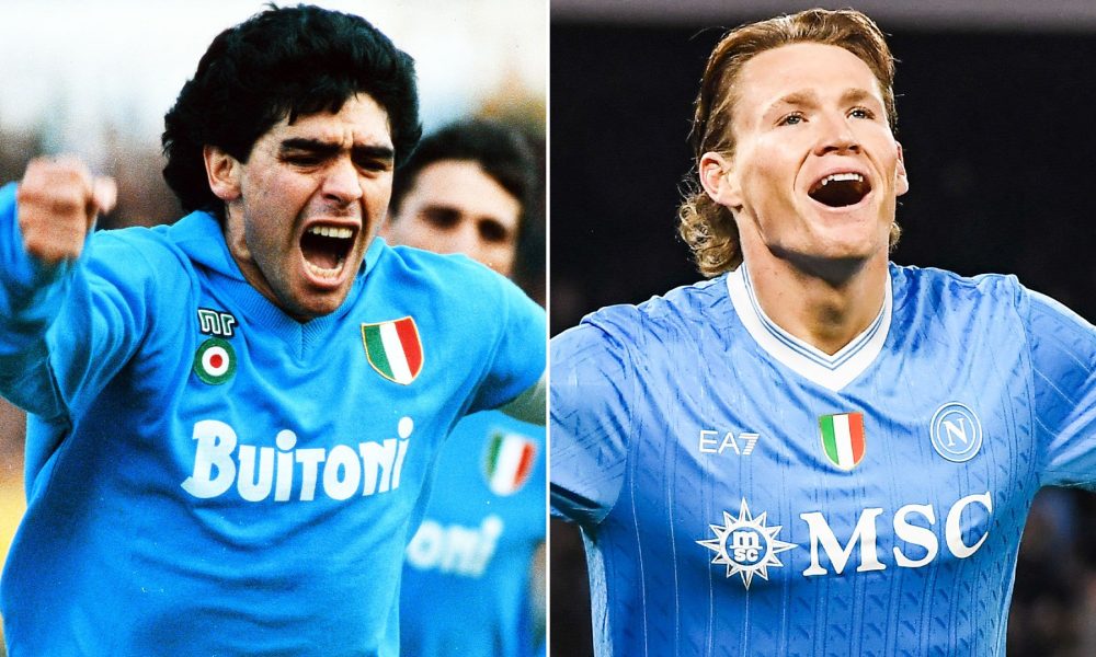 ‘Diego was God, Scott is Jesus’ – Maradona’s son makes bizarre claim about ex-Man Utd star after Serie A heroics