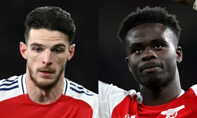 Bukayo Saka and Declan Rice leave England squad and return to Arsenal for ‘medical assessment’