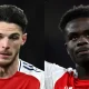 Bukayo Saka and Declan Rice leave England squad and return to Arsenal for ‘medical assessment’