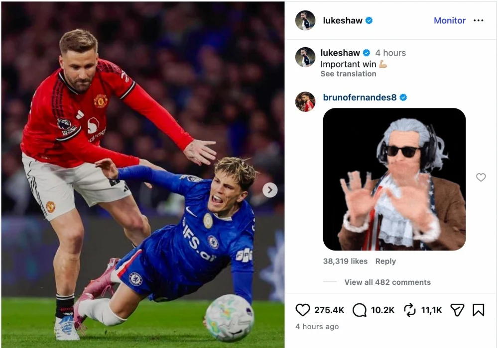 Bruno Fernandes responds to Manchester United star’s dig at Chelsea flop Alejandro Garnacho