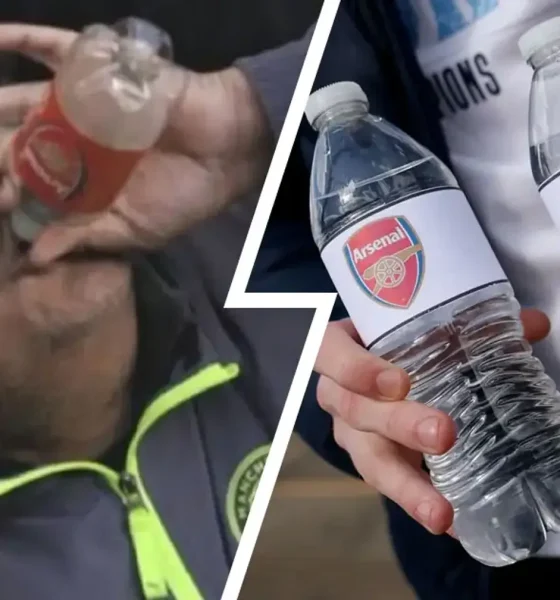 Man City place Arsenal 'bottles' for sale outside Etihad Stadium before 2025/26 Premier League decider