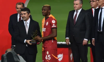 Osimhen beats Real Madrid star to win Player of the Year award