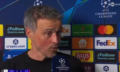 Luis Enrique admits ‘surprise’ with Arne Slot decision after PSG beat Liverpool